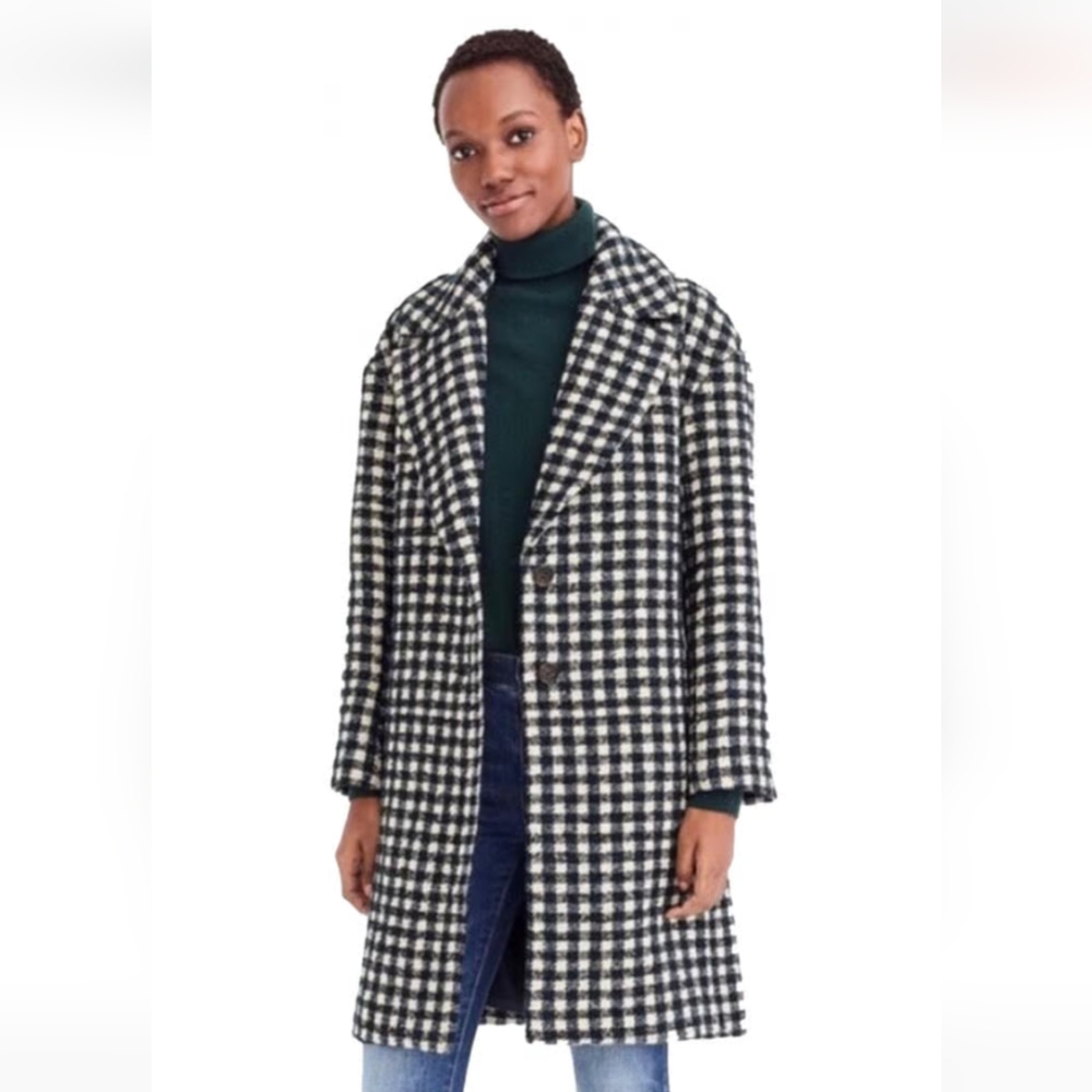J. Crew Tweed Wool Coat